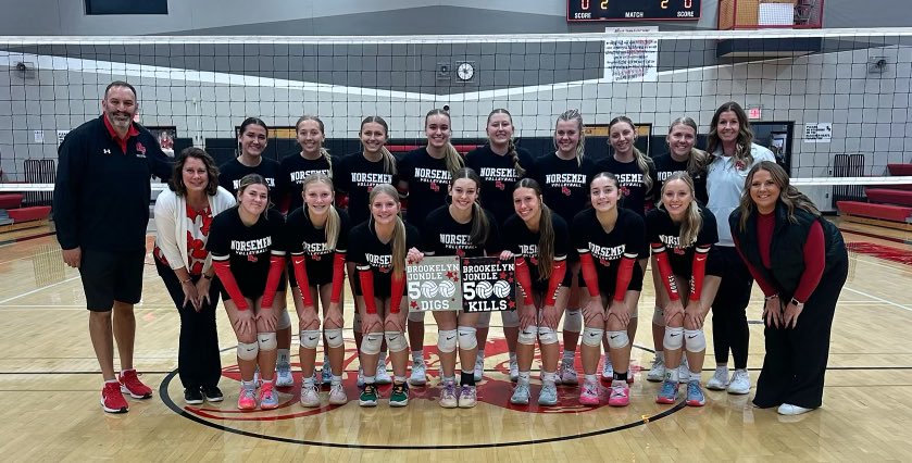 RSVB (@rsvb_volleyball) on Twitter photo Roland-Story Sophomore OH Brookelyn Jondle achieved TWO huge milestones this weekend.
⭐️ 500 kills AND 500 digs ⭐️
Congrats Brooke!
<a href="/IGHSAU/">IGHSAU</a> <a href="/RS_Norsemen/">Norsemen Athletics</a> <a href="/RS_ThorsDen/">Thor's Den</a> <a href="/RSNorseScores/">Roland Story Sports Scores</a> Roland-Story Sophomore OH Brookelyn Jondle achieved TWO huge milestones this weekend.
⭐️ 500 kills AND 500 digs ⭐️
Congrats Brooke!
<a href="/IGHSAU/">IGHSAU</a> <a href="/RS_Norsemen/">Norsemen Athletics</a> <a href="/RS_ThorsDen/">Thor's Den</a> <a href="/RSNorseScores/">Roland Story Sports Scores</a>