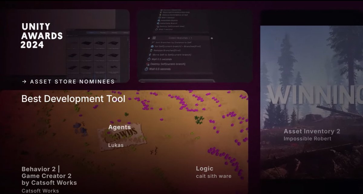 Unity awards show starting in 15 minutes! Really excited and honored my Asset Inventory 2 is shown there :-)

youtube.com/watch?v=dCM9sJ…