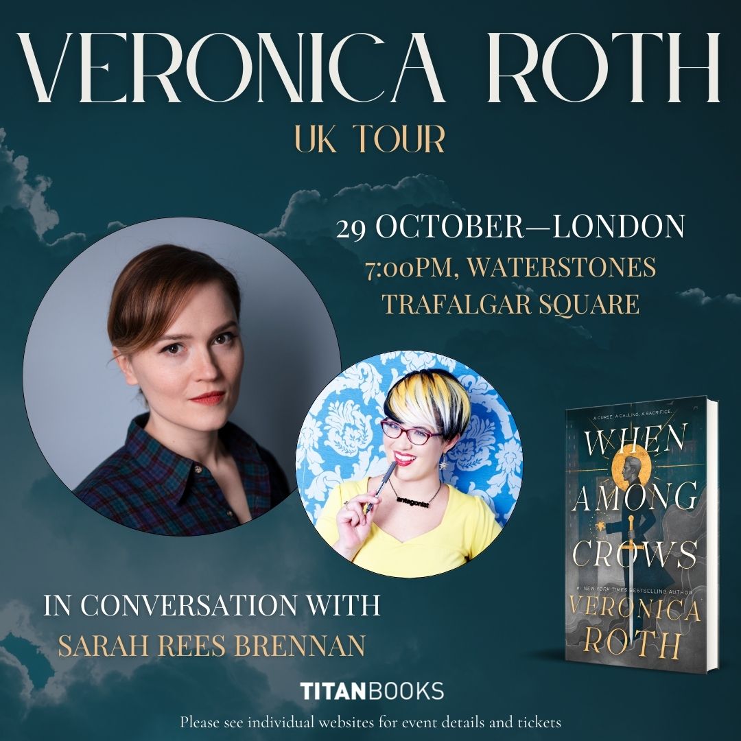 Titan Books (@titanbooks) on Twitter photo We're excited to announce today that <a href="/sarahreesbrenna/">Sarah Rees Brennan</a> and <a href="/toribov/">tori bovalino (not here)</a> will be joining Veronica Roth on her upcoming UK tour celebrating WHEN AMONG CROWS! ⚔️
Have you got your tickets yet?
🎟️ tinyurl.com/VRothUKTour
<a href="/WaterstonesLPL/">Waterstones Liverpool</a> <a href="/WaterstonesTraf/">Waterstones Trafalgar Sq.</a> We're excited to announce today that <a href="/sarahreesbrenna/">Sarah Rees Brennan</a> and <a href="/toribov/">tori bovalino (not here)</a> will be joining Veronica Roth on her upcoming UK tour celebrating WHEN AMONG CROWS! ⚔️
Have you got your tickets yet?
🎟️ tinyurl.com/VRothUKTour
<a href="/WaterstonesLPL/">Waterstones Liverpool</a> <a href="/WaterstonesTraf/">Waterstones Trafalgar Sq.</a>