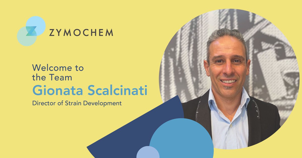 Please welcome ZymoChem's Director of Strain Development, Gionata Scalcinati!  

Gionata is leading our efforts to make biomanufactured ingredients like bionylon commonplace in our everyday items.

Join Gionata and learn more here: zymochem.com/careers.

#FossilFreeFuture