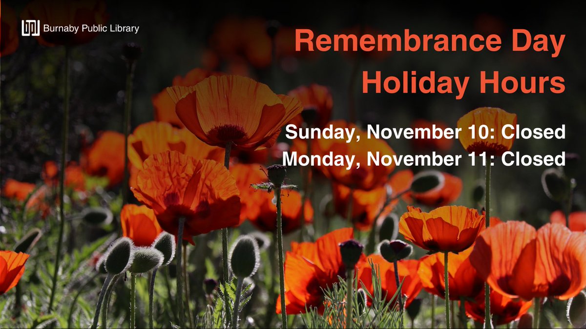 Burnaby Public Library tweet media