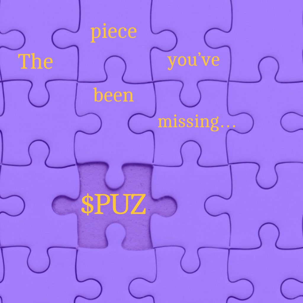 Tired of the shitty market conditions? It’s time to spice things up! Check out this brand new memecoin that just launched today! Get in now while the price is in the dirt. Thank me later $PUZ #GreatSolanaPuzzle Info here: thepuz.xyz