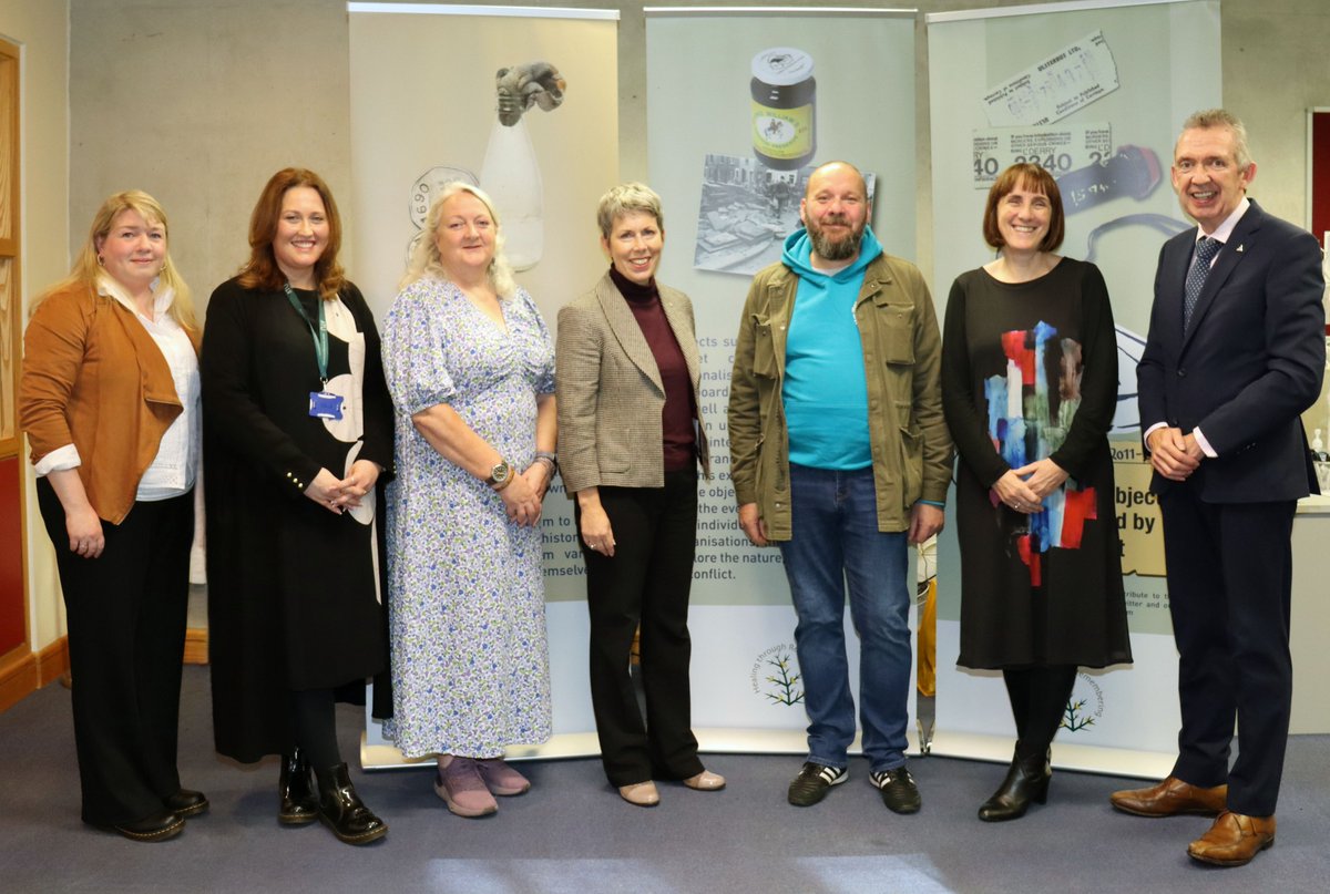 ATU Library (@library_atu) on Twitter photo #ATULibrary were delighted to host the launch of the 'Healing Through Remembering Everyday Objects Transformed by the Conflict' Exhibition at Letterkenny campus!
👀Please feel free to come and visit the exhibition which will also travel across ATU Library campus sites <a href="/atu_ie/">Atlantic Technological University</a>! #ATULibrary were delighted to host the launch of the 'Healing Through Remembering Everyday Objects Transformed by the Conflict' Exhibition at Letterkenny campus!
👀Please feel free to come and visit the exhibition which will also travel across ATU Library campus sites <a href="/atu_ie/">Atlantic Technological University</a>!