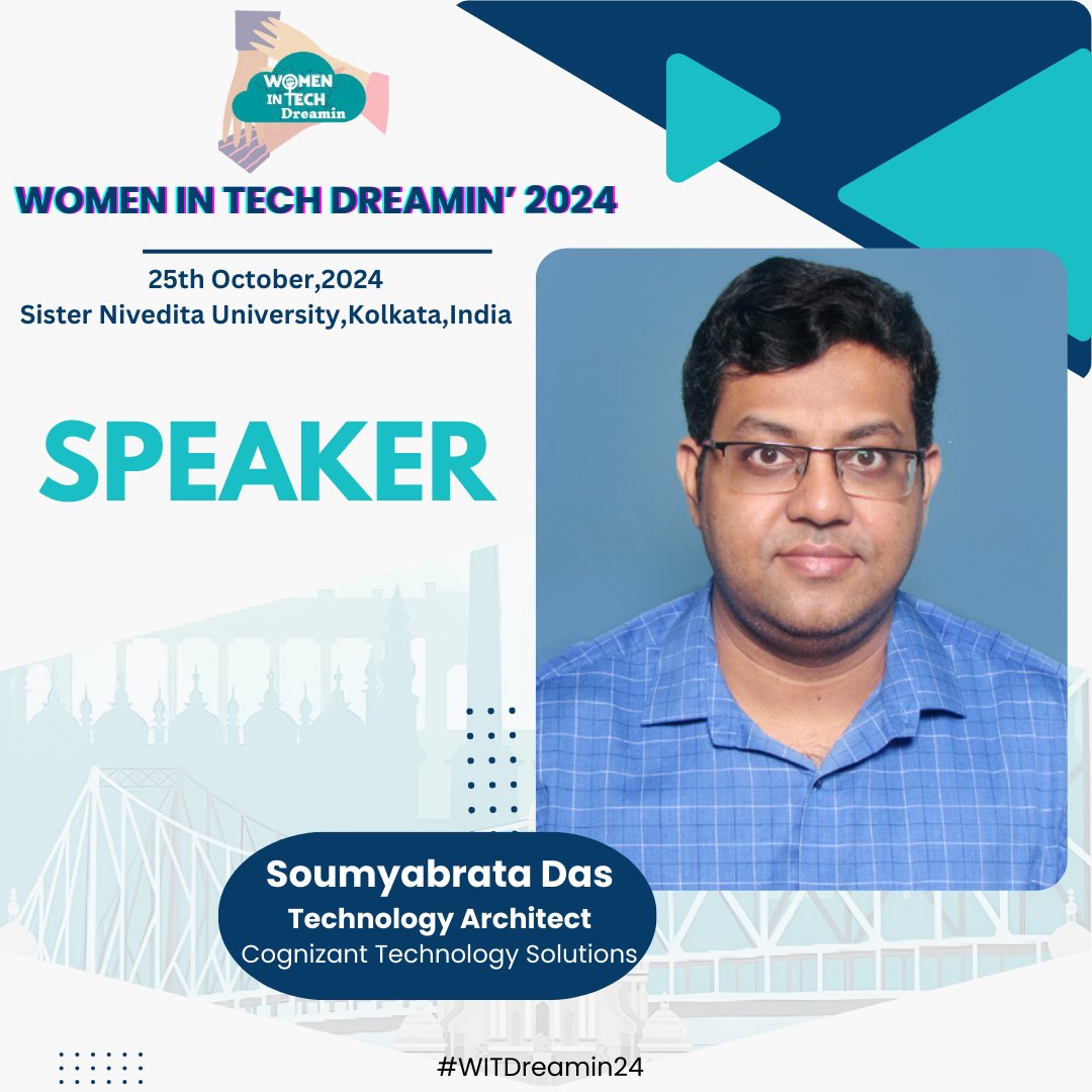 Women In Tech Dreamin' (@witdreamin) on Twitter photo Weโre excited to welcome Soumyabrata Das to the <a href="/WITDreamin/">Women In Tech Dreamin'</a> stage on Oct 26, 2024, at Hyatt Regency, Kolkata! ๐
With 17 years as a transformational IT leader and a 6x Salesforce Certified pro, Soumyabrata will share insights in his session, Einstein for Admins & Developers. Weโre excited to welcome Soumyabrata Das to the <a href="/WITDreamin/">Women In Tech Dreamin'</a> stage on Oct 26, 2024, at Hyatt Regency, Kolkata! ๐
With 17 years as a transformational IT leader and a 6x Salesforce Certified pro, Soumyabrata will share insights in his session, Einstein for Admins & Developers.