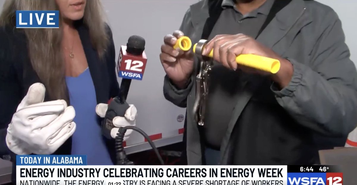 Spire is celebrating 'Careers in Energy Week' by doing interviews with local TV news stations across our service areas and highlighting careers in the energy sector. Thank you to <a href="/wsfa12news/">WSFA 12 News</a> Bethany Davis for highlighting some of these jobs! #CareersInEnergyWeek