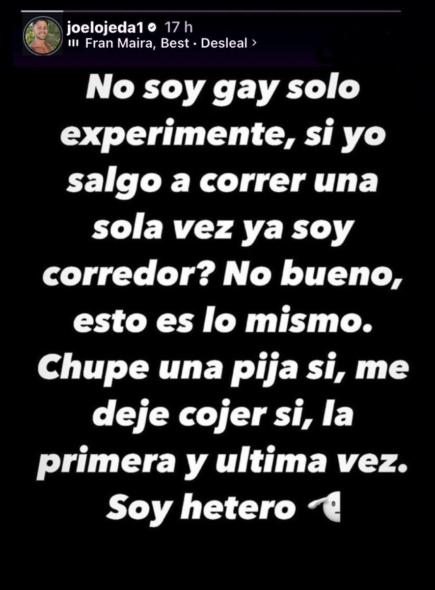 Fuertes declaraciones de Joel