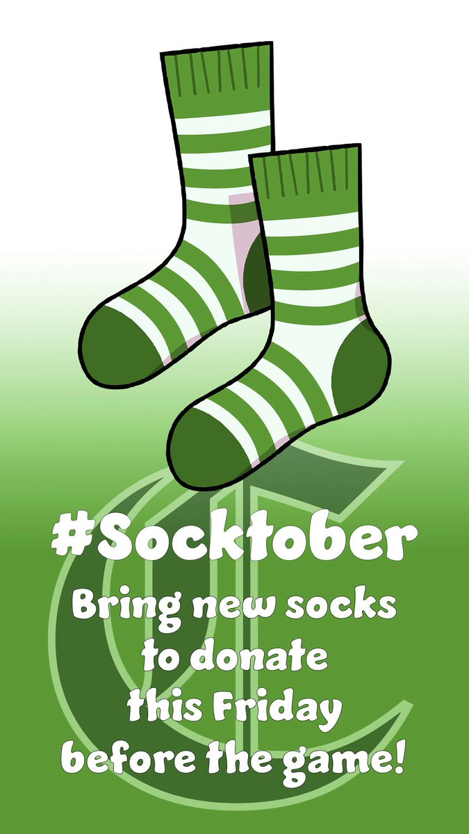 When you arrive at our Halloween Game this Friday, you can donate new pairs of socks for <a href="/OFSS1969/">Operation Friendship Seniors Society</a> and their #Socktober campaign. 

#OneCru #OneCommunity
