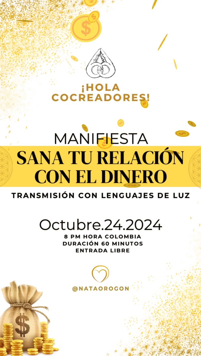 nataorogon's tweet photo. Si deseas sanar tu relación con el dinero, esto es para TI 

El link de acceso se compartirá en nuestra comunidad ✨🌎✨ únete aquí👇🏻

https://t.co/zr2b06ftAj https://t.co/hwoDxgsTQL
