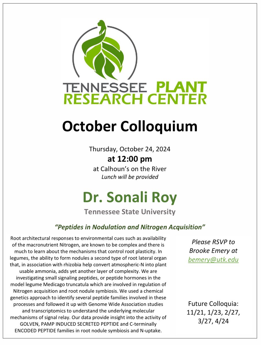 Off to see the neighbors at <a href="/UTKnoxville/">UT Knoxville</a> Hope to see you tomorrow if you are at UTK! 🌱🫛