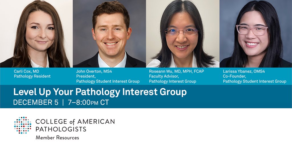 Curious about #pathology? Our upcoming panel on student interest groups is a great place to start. Hear from medical students pursuing pathology, a pathology resident and a faculty advisor on how to build a strong #PathSIG #MedStudentLife #PathMatch2026 
brnw.ch/21wO2oF