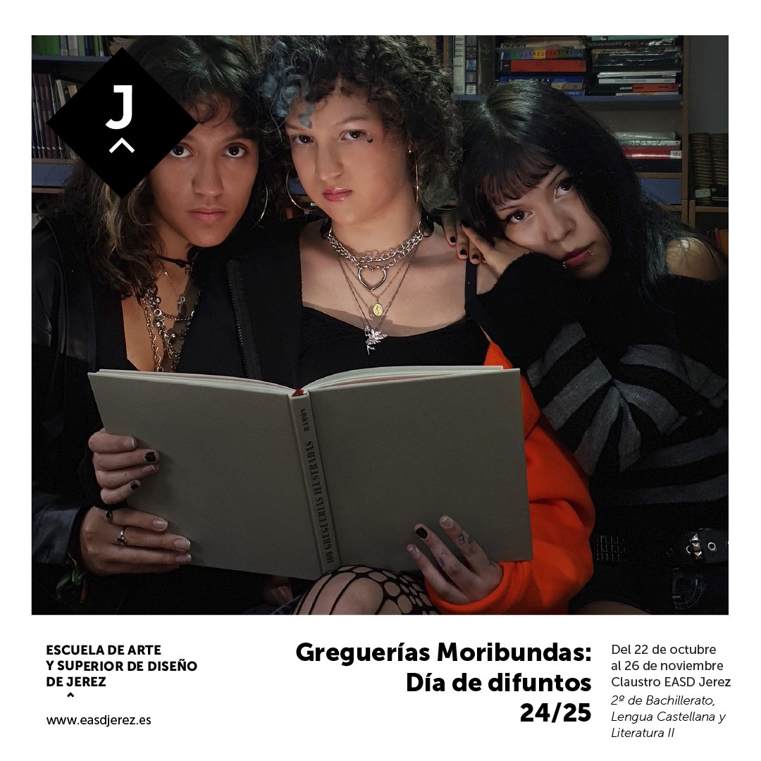 Exposición realizada por el alumnado de 2º de Bachillerato en la materia de Lengua Castellana y Literatura II. Un acercamiento a Ramón Gómez de la Serna en el que revisitan  el concepto “greguería” y aplican la fórmula al “Día de los difuntos”. 
#EASDJerez #escueladearte #jerez