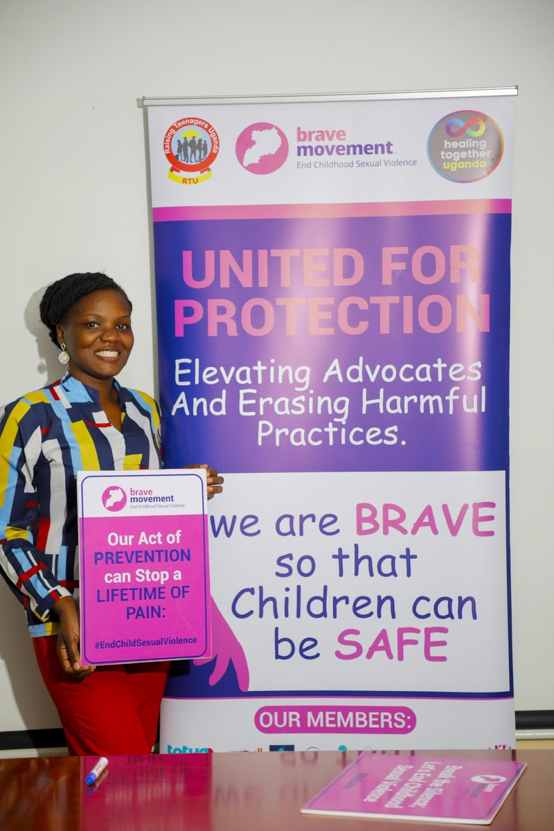 We congratulate <a href="/MutesiMiriam2/">MUTESI MIRIAM</a> from <a href="/youthchaperonug/">@Youthchaperonug</a> upon joining the National Steering Committee for #BraveUganda as the Head of the Communications working group:
We believe in her commitment to serving Humanity:
She is Brave so that Children SAFE:
#BeBrave <a href="/BeBraveAfrica/">Brave Movement Africa</a>