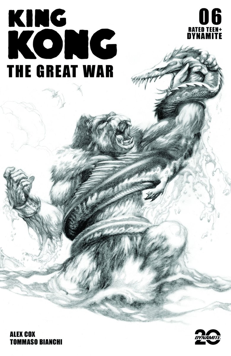 DynamiteComics's tweet photo. In stores this week, Kong: The Great War #6 with covers by Jae Lee, Jackson Guice and Joe DeVito.
#kingkong #alexcox #tomassobianchi #jaelee #jacksonguice #joedevito
https://t.co/kGw4PsJMMK https://t.co/OTwyWtAr60