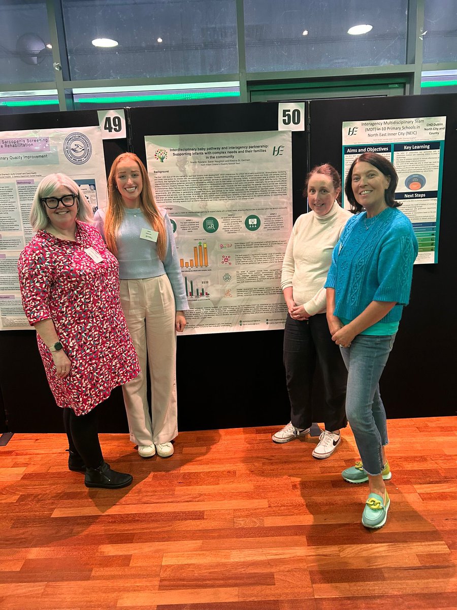We were delighted to share our Interdisciplinary Baby Pathway for infants with complex needs at the #HSCPWorkingInPartnership  Conference today. North Kildare CDNT working together with our families, maternity, and acute services to support integrated care in the community 💫 👶🏼