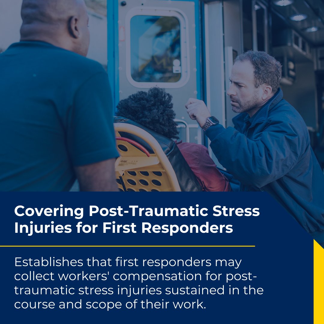 Our police officers, firefighters and EMS personnel respond to crises and tragedies on a daily basis. When their shift ends, it doesn’t mean the trauma for them ends. Today I voted to send this bill (S.B. 365) to Gov. Shapiro for his signature.