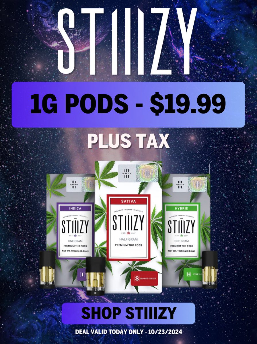 Shop Stiiizy lower price today! 😎