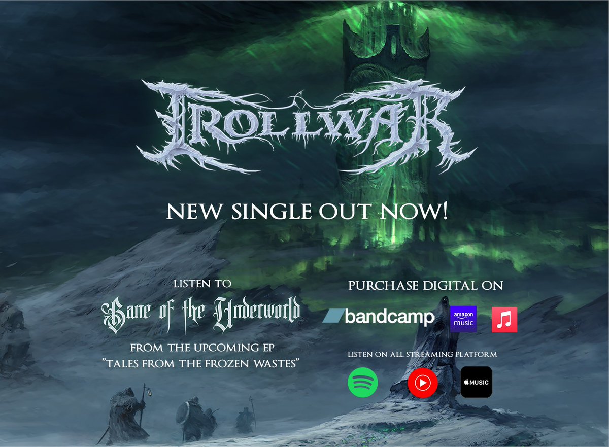 TrollwarQc's tweet photo. You can now listen and buy our new single on @Bandcamp !

 https://t.co/xM3rlHH9dn

#SymphonicMetal #FolkMetal #EpicMetal #MelodicMetal #MelodicDeathMetal #NewRelease #NewMusic #Metal #AmonAmarth #Ensiferum #Finntroll #Wintersun https://t.co/gyupU2cu7x