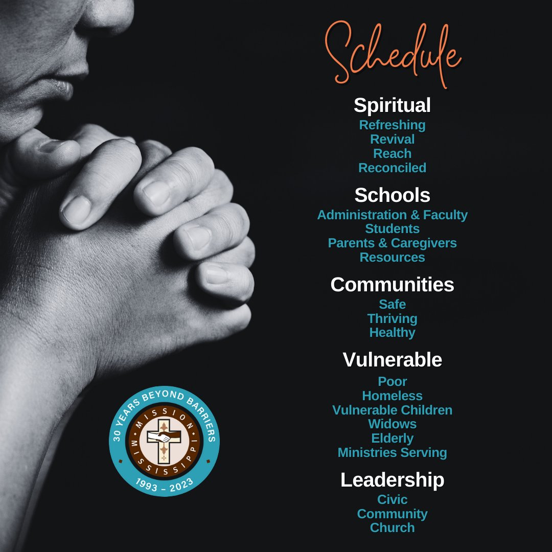 Please join us tomorrow at 236 Place (236 E. Capitol Street) as we pray for the unified restoration of the city of Jackson!

#4Jackson #LiveItOut #Reconcile&amp;Restore