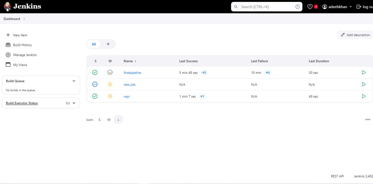 "🚀 Milestone achieved! Successfully implemented Jenkins pipelines with GitHub integration today. From zero to my first automated build - one step closer to #DevOps mastery! Open to remote opportunities 💻 #CloudEngineering #GitHubActions #DevOpsCommunity #TechJourney"