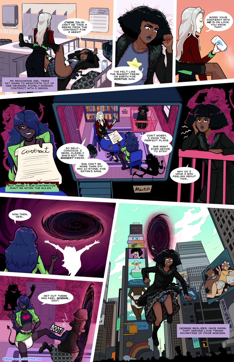 AhBagels's tweet photo. Normality page 1

It is finally time to start sharing the comic I've been drawing for my commissioner who is doing the writing~ https://t.co/bvZBii2SuZ