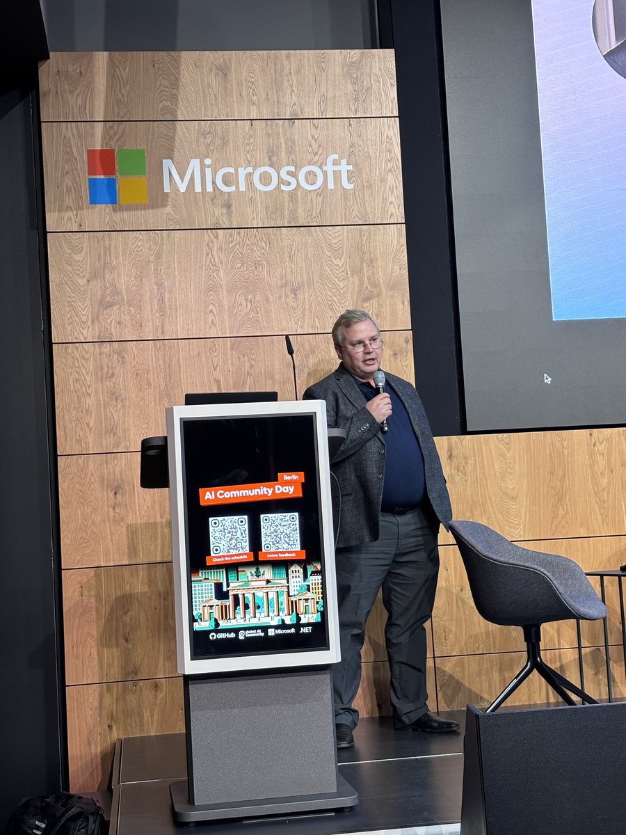Jennifer (@pfiffikrebs) on Twitter photo Before Microsoft AI Tour
AI Community Day, Berlin
Friedhelm and <a href="/Ra_Koellner/">Raphael Koellner #Copilot</a> Talking about
Responsible AI at Microsoft and the AI Act
#MicrosoftAITour #ResponsibleAI Before Microsoft AI Tour
AI Community Day, Berlin
Friedhelm and <a href="/Ra_Koellner/">Raphael Koellner #Copilot</a> Talking about
Responsible AI at Microsoft and the AI Act
#MicrosoftAITour #ResponsibleAI