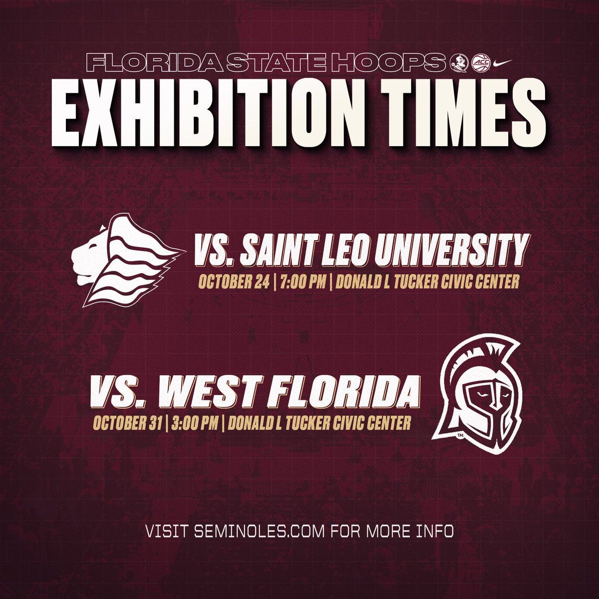 We play basketball tomorrow! Join us for our first exhibition game tomorrow night at 7PM and on Halloween at 3PM in The Tuck 🏟️🏀 Admission is 🆓