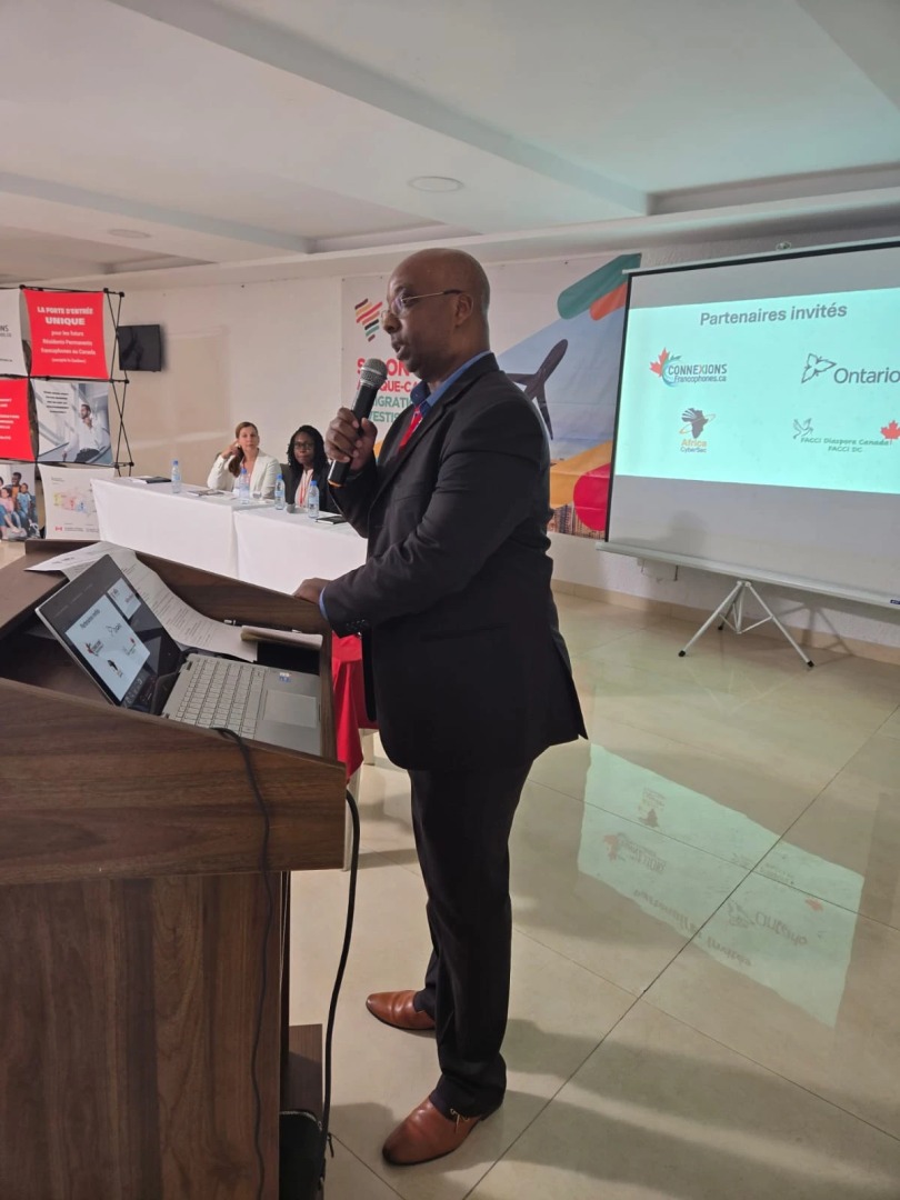 SACIICA's tweet photo. C'est un plaisir d'avoir 𝗔𝗳𝗿𝗶𝗰𝗮 𝗖𝘆𝗯𝗲𝗿𝗦𝗲𝗰 lors de cette première étape du #SACII2024 à Abidjan !
Son expertise en cybersécurité apporte une valeur inestimable pour les échanges Afrique-Canada.
Prochain arrêt : Douala ! Inscription Gratuite : https://t.co/wsESPGvq49 https://t.co/ZNV60QKT5Y