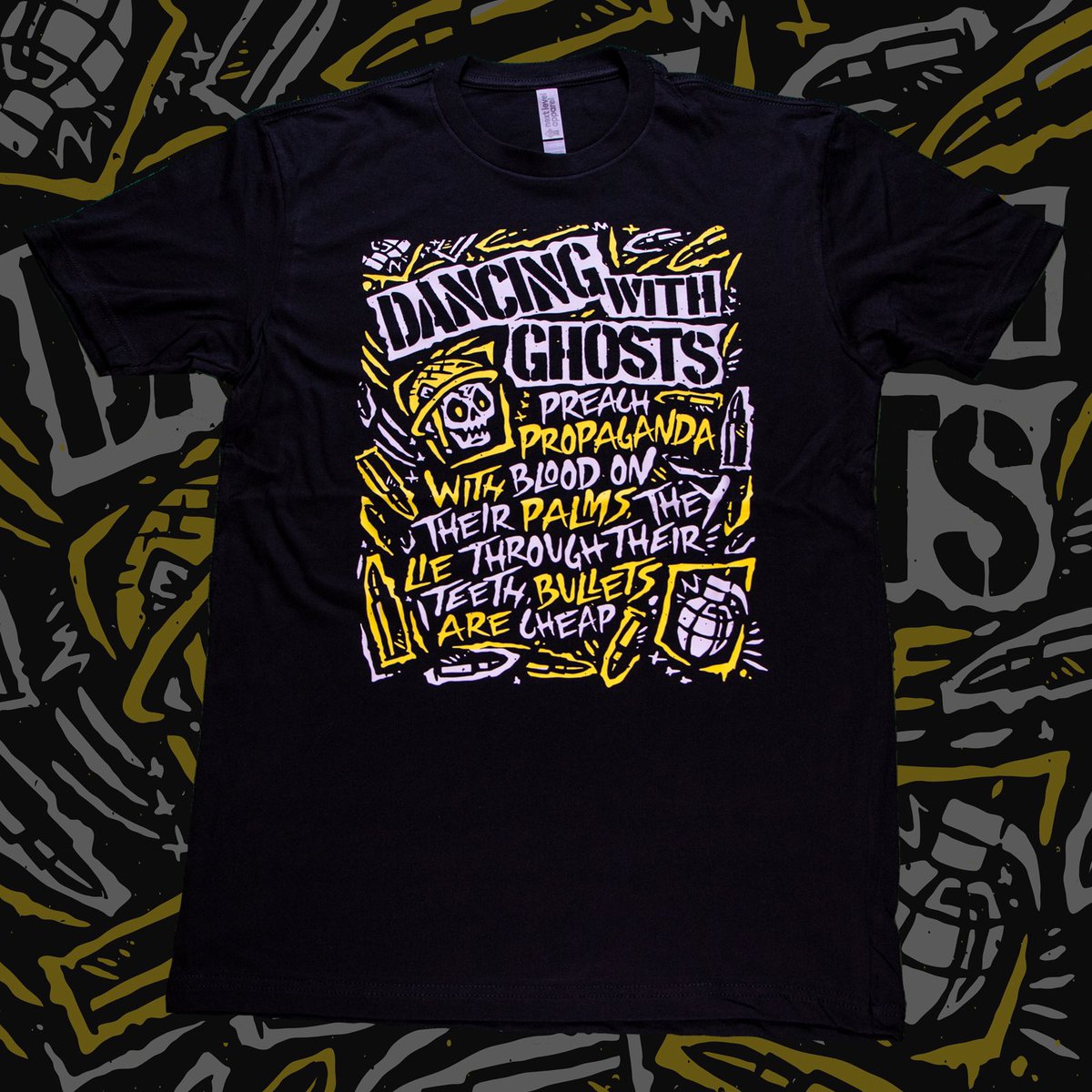 lol I know nobody checks this thing but we got new t-shirts out for your purchasing pleasure: dancingwithghosts2.bandcamp.com/merch/banana-c…