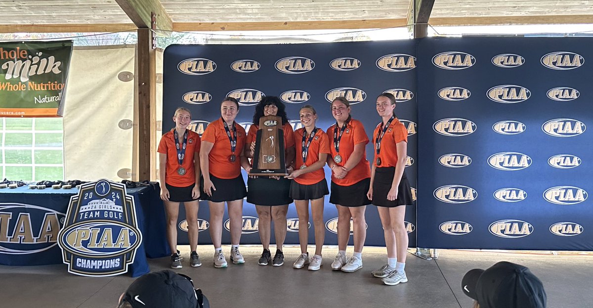 PIAASports's tweet photo. Congratulations to the 2️⃣0️⃣2️⃣4️⃣ PIAA 2️⃣A Girls’ Team Golf runner-ups, Tunkhannock! https://t.co/NPoR6hRlao