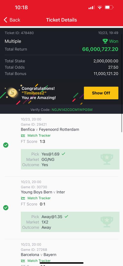 Kevinstaton56's tweet photo. Congratulations @temile_timidy 

500k giveaway for the first 50 followers that Retweet and follow ❤️ https://t.co/h0hnw92ViF
