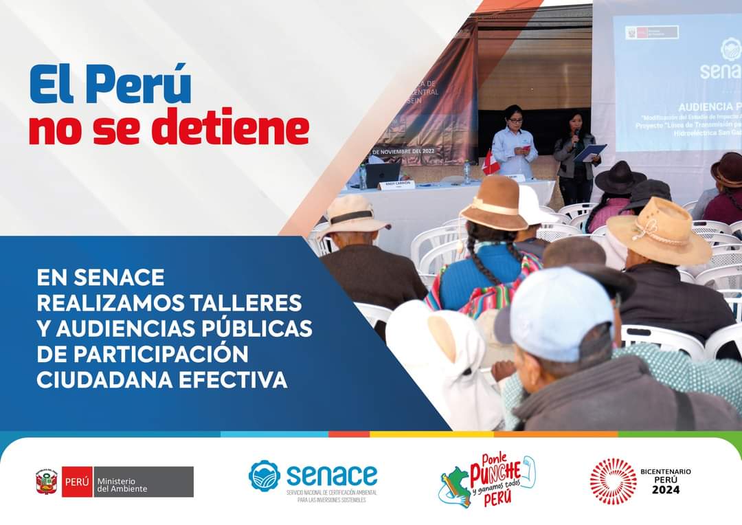 SenacePeru's tweet photo. 🟢 Entre 2016 y 2024 cerca de 68,000 personas en todo el país asistieron a talleres y audiencias públicas de participación ciudadana efectiva, en los proyectos de inversión que evalúa el Senace, para aportar al crecimiento sostenible del país.
#ElPerúNoSeDetiene
#PorTiPerú https://t.co/rInDYbWzn3