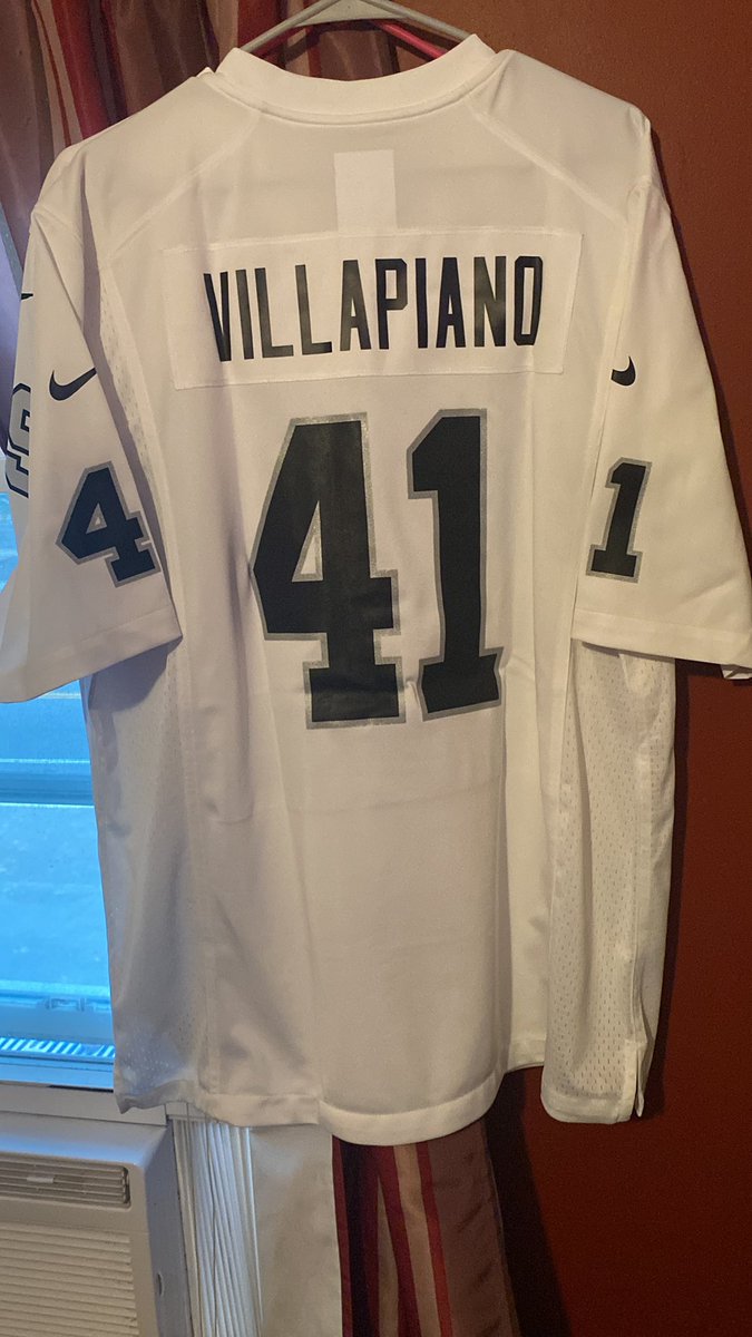 Tdawg26146's tweet photo. Just came in! Can’t wait to rock this on Sunday!!! @Villapiano41 #FuckTheChefs #RaiderNation @Raiders @NFLMAVERICK https://t.co/sn6aD42hBt