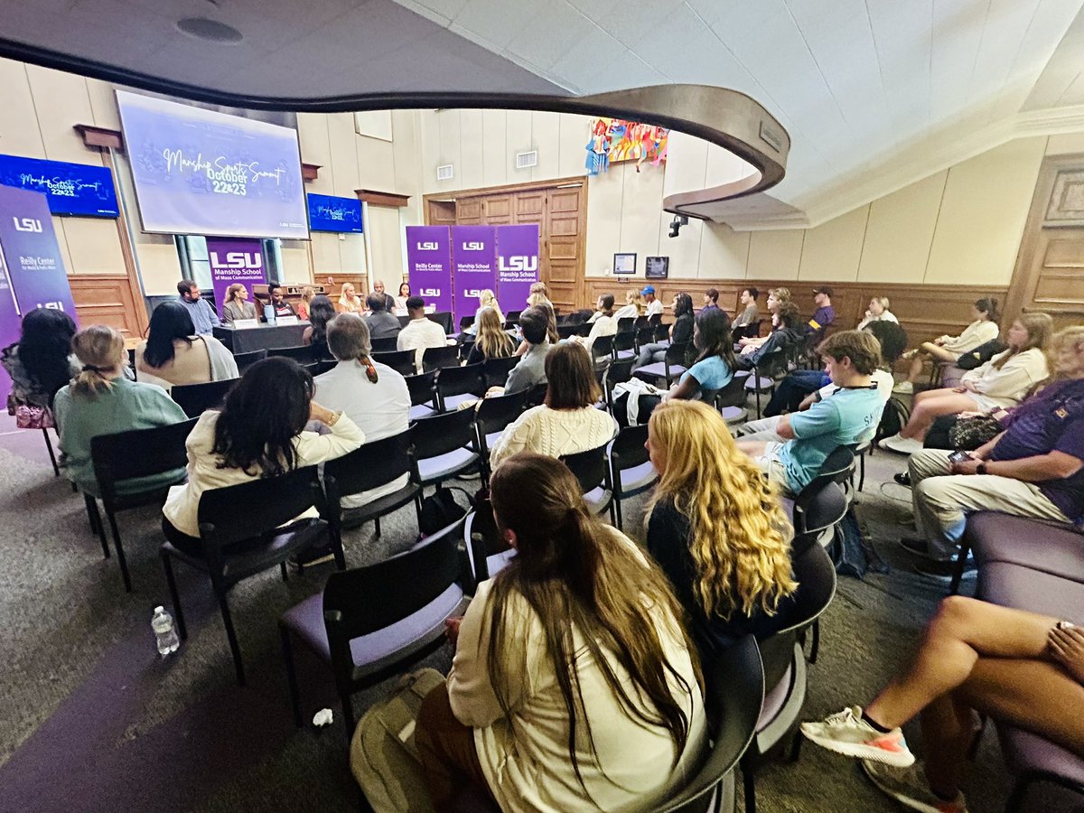 Chad Sabadie (@chadsabadie) on Twitter photo The <a href="/ManshipSchool/">LSU Manship School of Mass Communication</a> #SportsSummit #NILPanel, #ScholarsPanel and #PractitionerPanels were all 🔥 🔥 <a href="/KimLBissell/">ProfBissell</a> <a href="/msand37/">Meghan Sanders</a> @Joshua_Jackson_ <a href="/LSU/">LSU</a> <a href="/roxanecoche/">Roxane Coche</a> <a href="/roxdill/">Roxanne Kearns Dill</a> <a href="/onuss_/">Olivia Nuss, Esq.</a> <a href="/TaylorJacobsLSU/">Taylor Jacobs</a> <a href="/Dflesh10/">David Fleshman</a> Thank you everyone!! #GeauxTigers #GeauxManship The <a href="/ManshipSchool/">LSU Manship School of Mass Communication</a> #SportsSummit #NILPanel, #ScholarsPanel and #PractitionerPanels were all 🔥 🔥 <a href="/KimLBissell/">ProfBissell</a> <a href="/msand37/">Meghan Sanders</a> @Joshua_Jackson_ <a href="/LSU/">LSU</a> <a href="/roxanecoche/">Roxane Coche</a> <a href="/roxdill/">Roxanne Kearns Dill</a> <a href="/onuss_/">Olivia Nuss, Esq.</a> <a href="/TaylorJacobsLSU/">Taylor Jacobs</a> <a href="/Dflesh10/">David Fleshman</a> Thank you everyone!! #GeauxTigers #GeauxManship