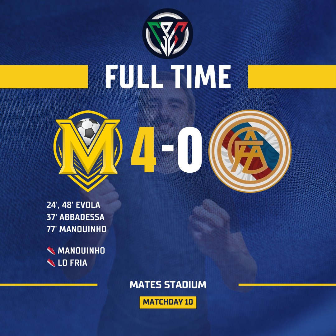 ASD Mates (@asdmates) on Twitter photo MATCH DAY
Settima giornata di <a href="/CPGitaly/">CPGitaly</a>
โ
๏ธ 4-0 vs @ASPERA_ASTRA_FC
โฝ๏ธโฝ๏ธ <a href="/MisterSbidel/">Sbidello</a>
โฝ๏ธ <a href="/emy___1991/">Emilio Abbadessa</a>
โฝ๏ธ <a href="/Manouinho_32x/">Manouinho ๐ซ</a>
๐ <a href="/Manouinho_32x/">Manouinho ๐ซ</a>
๐ <a href="/CFear90/">Francesco Lo Fria TomBrady9087</a>
๐MVP <a href="/MisterSbidel/">Sbidello</a> MATCH DAY
Settima giornata di <a href="/CPGitaly/">CPGitaly</a>
โ
๏ธ 4-0 vs @ASPERA_ASTRA_FC
โฝ๏ธโฝ๏ธ <a href="/MisterSbidel/">Sbidello</a>
โฝ๏ธ <a href="/emy___1991/">Emilio Abbadessa</a>
โฝ๏ธ <a href="/Manouinho_32x/">Manouinho ๐ซ</a>
๐ <a href="/Manouinho_32x/">Manouinho ๐ซ</a>
๐ <a href="/CFear90/">Francesco Lo Fria TomBrady9087</a>
๐MVP <a href="/MisterSbidel/">Sbidello</a>