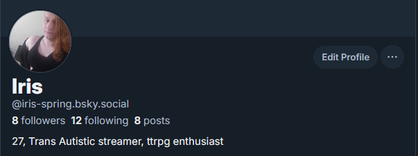 i may or may not be on the other website permanently now