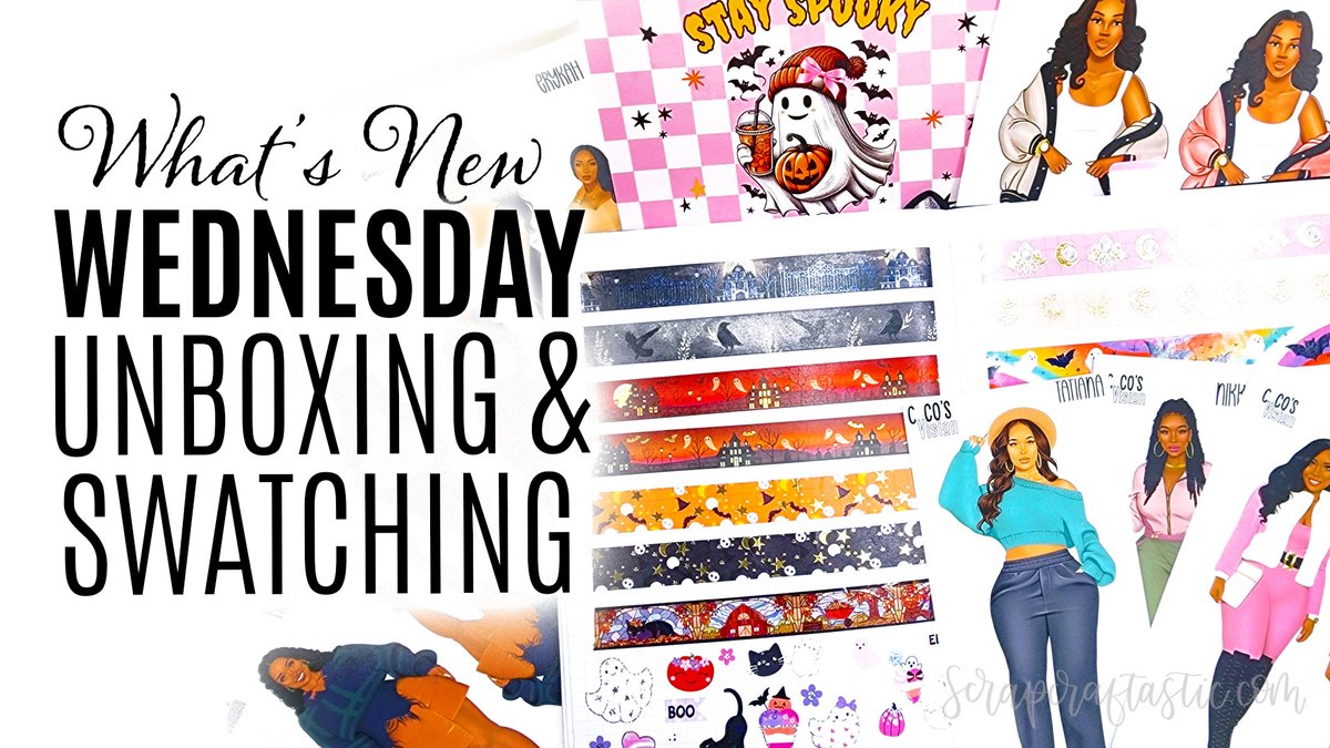 scrapcraftastic's tweet photo. What's NEW Wednesday DIGITALS, PLANNER STICKERS and WASHI Swatches https://t.co/ZqpA1GEOwR #whatsnewwednesday #washiwednesday #newreleases https://t.co/j0d7i7ZcMo