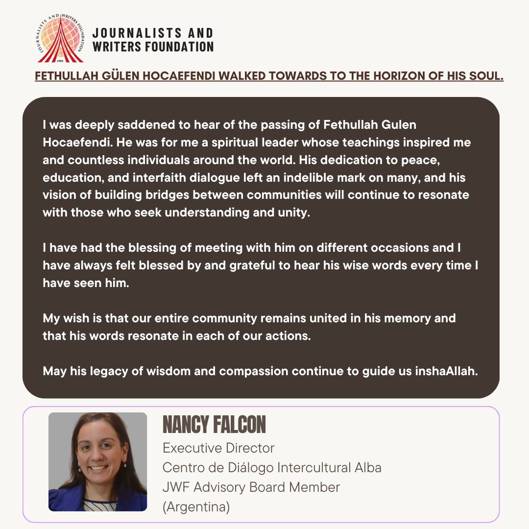 Journalists and Writers Foundation tweet media