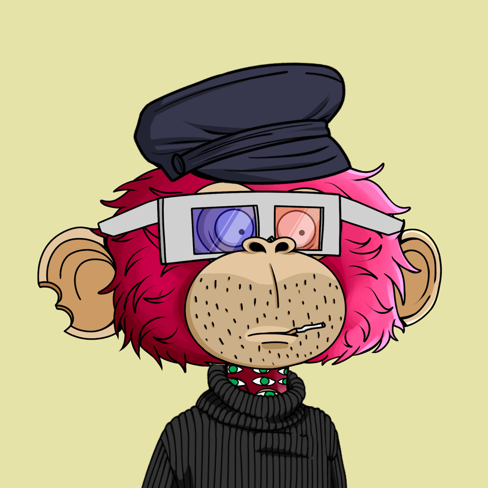 <a href="/BigLoEth/">BigLo.Eth</a> Sent you a <a href="/JimmyOnApe/">Jimmy the Rascal</a> 
We have matching glasses