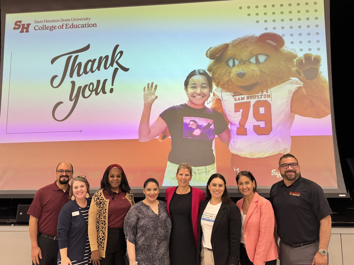 Silvia Garay Scheirman (@silviascheirman) on Twitter photo <a href="/SamHoustonState/">Sam Houston State</a> + <a href="/AldineISD/">Aldine ISD</a> = Greater impact for students and teachers! <a href="/drgoffney/">Dr. LaTonya M. Goffney</a> <a href="/adbustil/">Adrian Bustillos, PhD</a> <a href="/BergHelen/">Helen Berg</a> <a href="/Nochoa_edu/">Nereida Ochoa</a> <a href="/SamHoustonState/">Sam Houston State</a> + <a href="/AldineISD/">Aldine ISD</a> = Greater impact for students and teachers! <a href="/drgoffney/">Dr. LaTonya M. Goffney</a> <a href="/adbustil/">Adrian Bustillos, PhD</a> <a href="/BergHelen/">Helen Berg</a> <a href="/Nochoa_edu/">Nereida Ochoa</a>