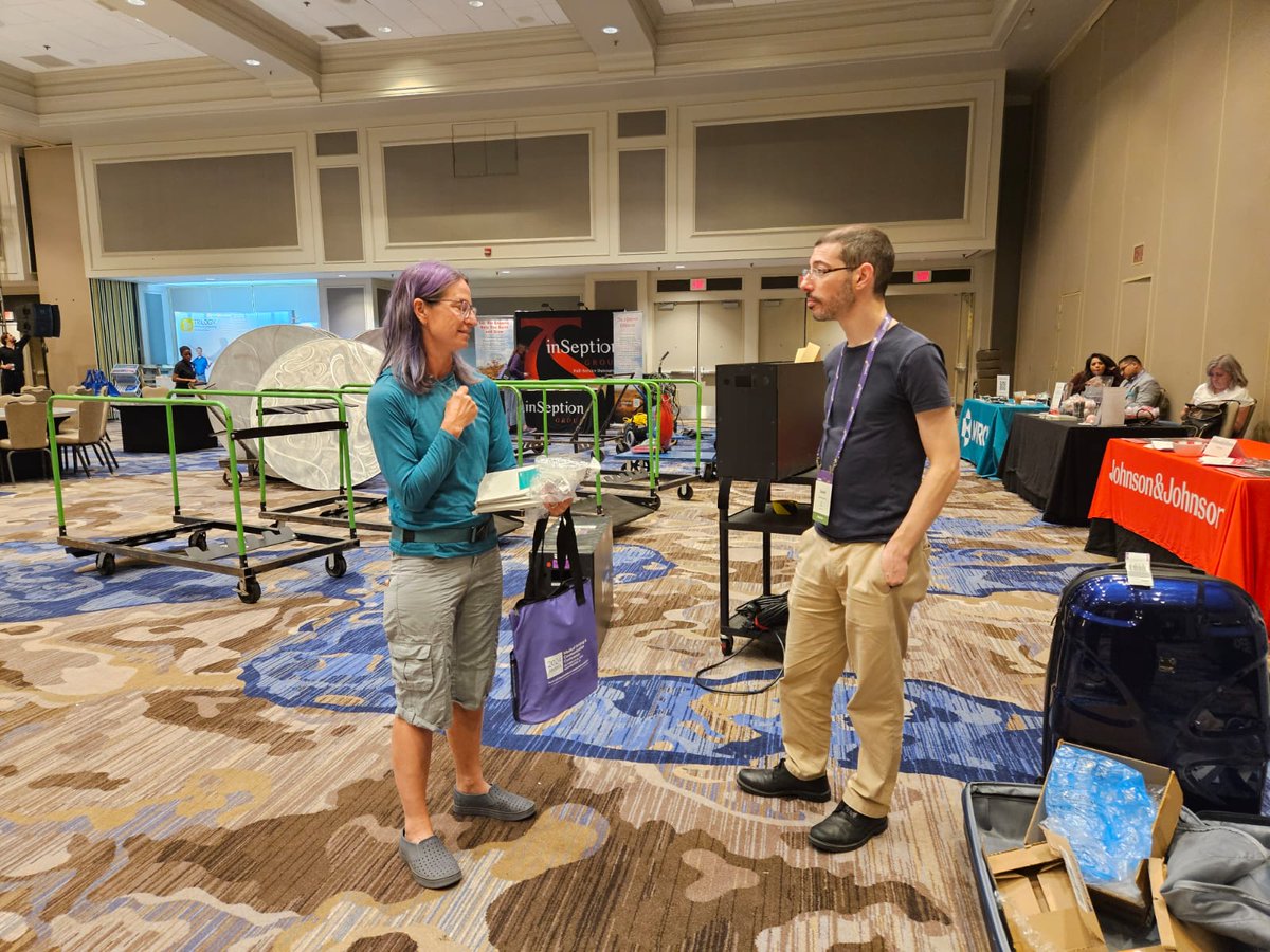 All set up and ready for #AMWA2024! The PerfectIt stand is ready to go, and we’re thrilled to have our partners, Jenny and the team from The Chicago Manual of Style, here with us. It’s great to see #CMOS at AMWA—helping to bring clarity and consistency to medical writing.