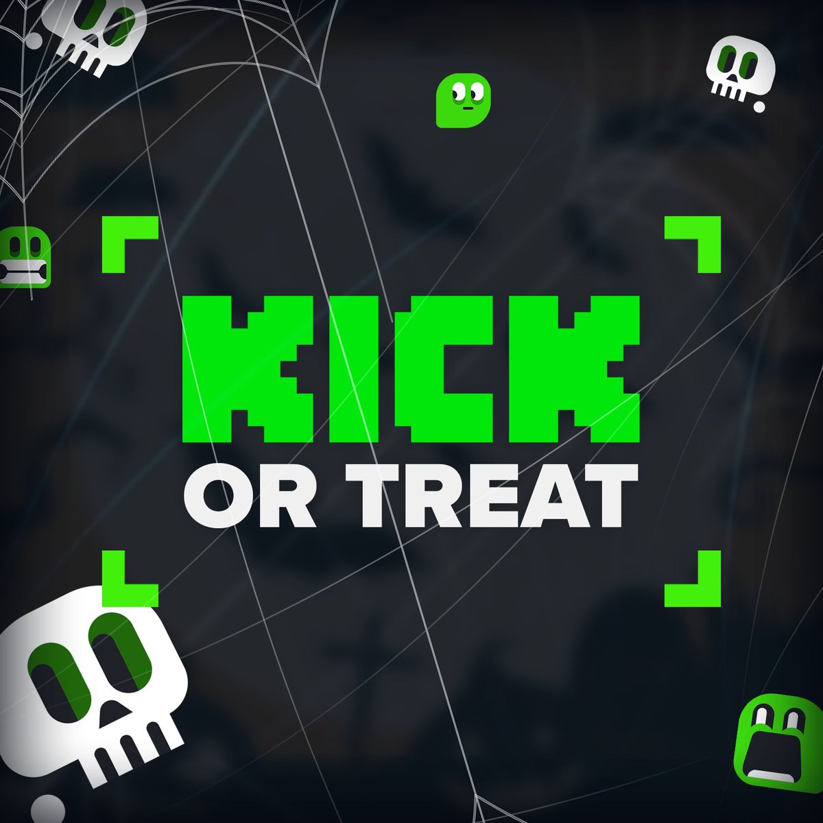 Wanna play a spoOoOky game? 🎃

1. Show your Kick link in your bio
2. Make your stream Halloween themed
3. Mention <a href="/KickCommunity/">Kick Community</a> and #KICKorTREAT in your posts 

You could receive 5 gifted subs… or you could get KICKED! 

Try your luck on October 31st 😈