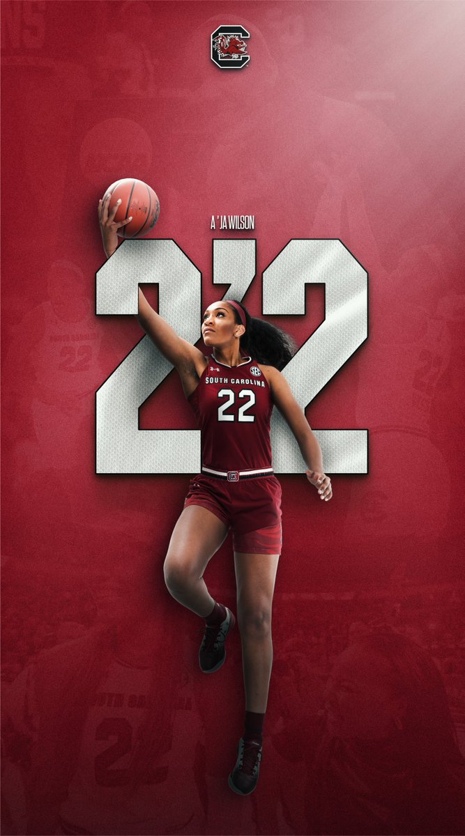 To the rafters in February
To your phone now
#wallpaperwednesdays 
<a href="/_ajawilson22/">A'ja Wilson</a>