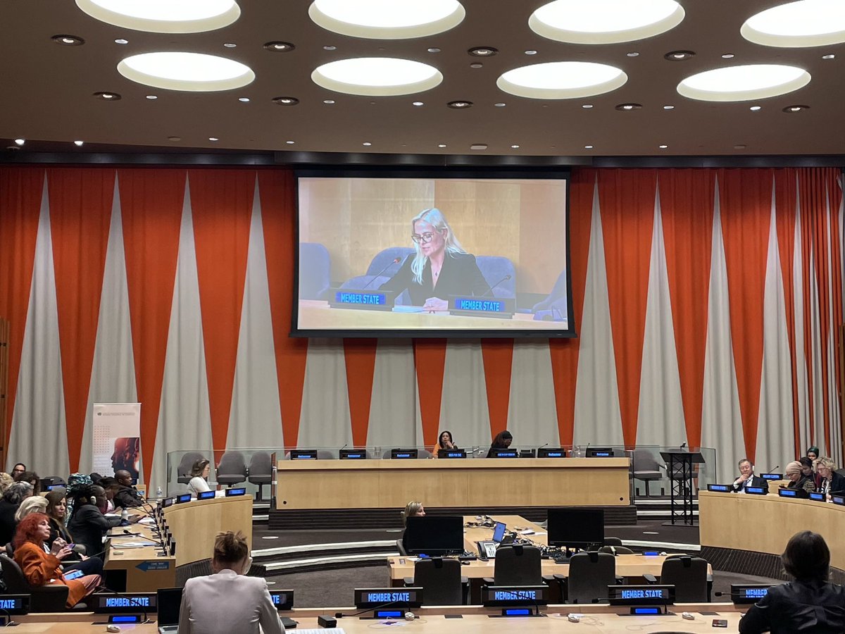 EstoniaUN's tweet photo. Shocking testimonials of #CRSV shared today at event for 15 anniversary of #endrapeinwar. It is a horrific crime against humanity &amp; war tactic that must end now!

🇪🇪 reiterates urgent need to list ru armed forces as a party committing sexual violence.

👉https://t.co/Yxr8rJpAPF https://t.co/g1UvQTyy6A
