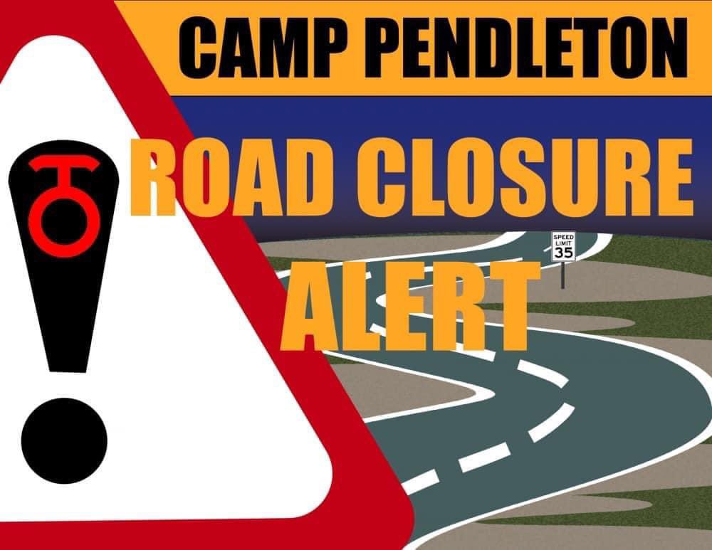 MCIWPendletonCA's tweet image. ⚠️Road Closure⚠️

Rattlensake Canyon will be closed from Monday, October 28 to Thursday, November 7, 2024. Please plan all commutes accordingly.

Please visit the Camp Pendleton road and gate status website for information and updates.

pendleton.marines.mil/Road-Gate-Stat…