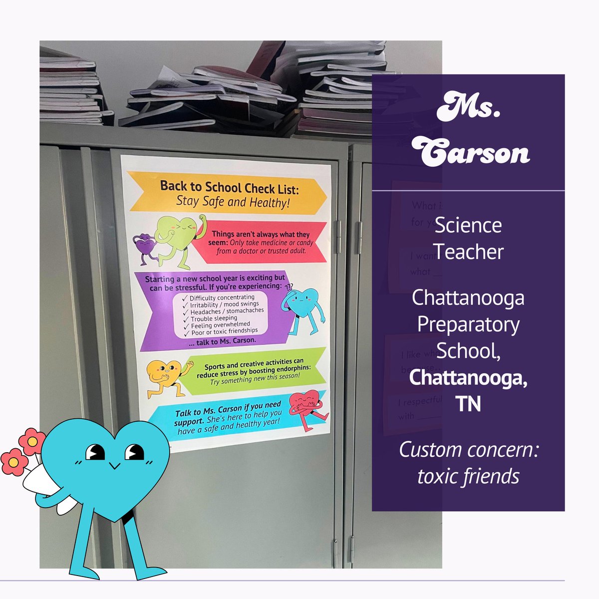 XFoundation12's tweet image. We&apos;ve gone nation-wide! 🎉

Our #BackToSchool Match Campaign is expanding our reach. We&apos;re placing educational posters on #fentanylpoisoning in schools across Tennessee, Texas, and Colorado with customizations for each educator&apos;s needs.

#Donate  via the link in our bio today💜