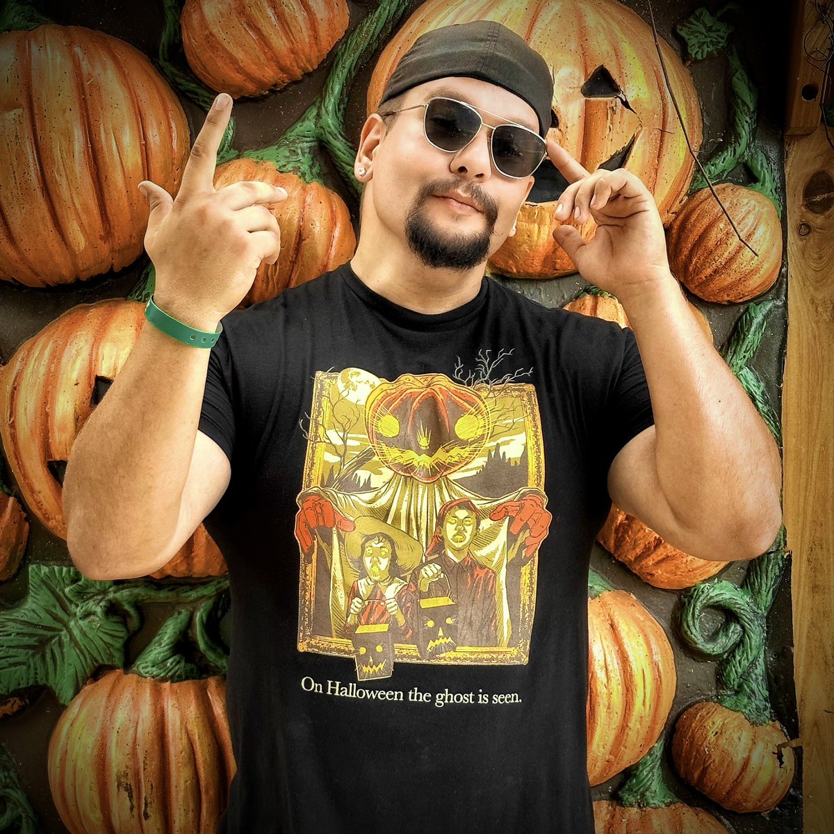 TuckBeck's tweet photo. On Halloween the Ghost is seen, and for some of us every day is Halloween… checkout this awesome Pumpkin Wall at Gators, Ghosts, &amp; Goblins! 🖤
.
#Pumpkins #GatorsGhostsAndGoblins
#GatorlandBucketList #PumpkinWall
#HalloweenBlogger #Halloween 🎃
#GatorlandBlogger #Gatorland 🐊 https://t.co/riBmQAv5Vh