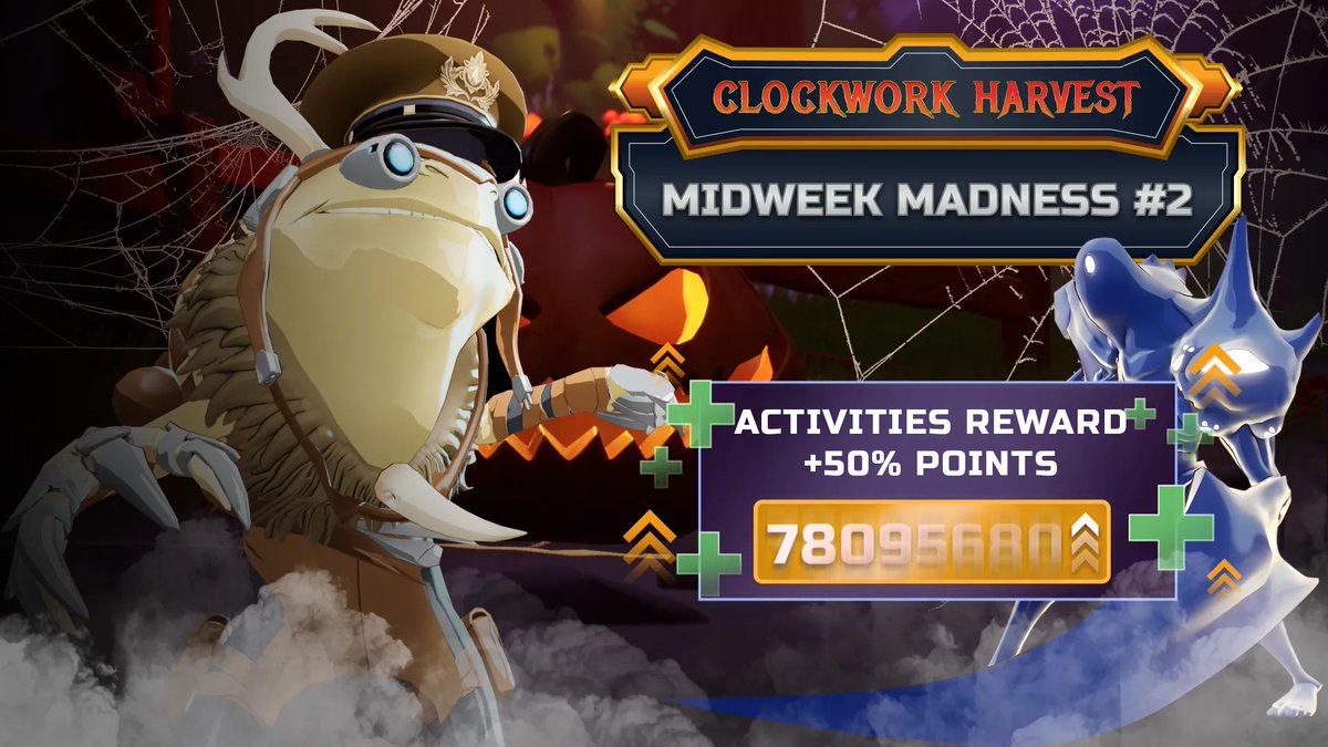 미드위크 매드니스
이 이벤트 동안 리더보드 포인트를 보상하는 모든 활동에 50% 보너스가 적용됩니다!
서둘러 참여하세요! 이번 미드위크 매드니스는 오래가지 않습니다!