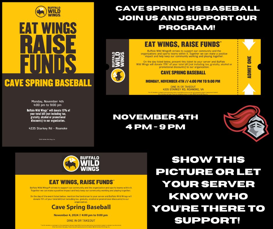 Cave Spring HS Baseball tweet media