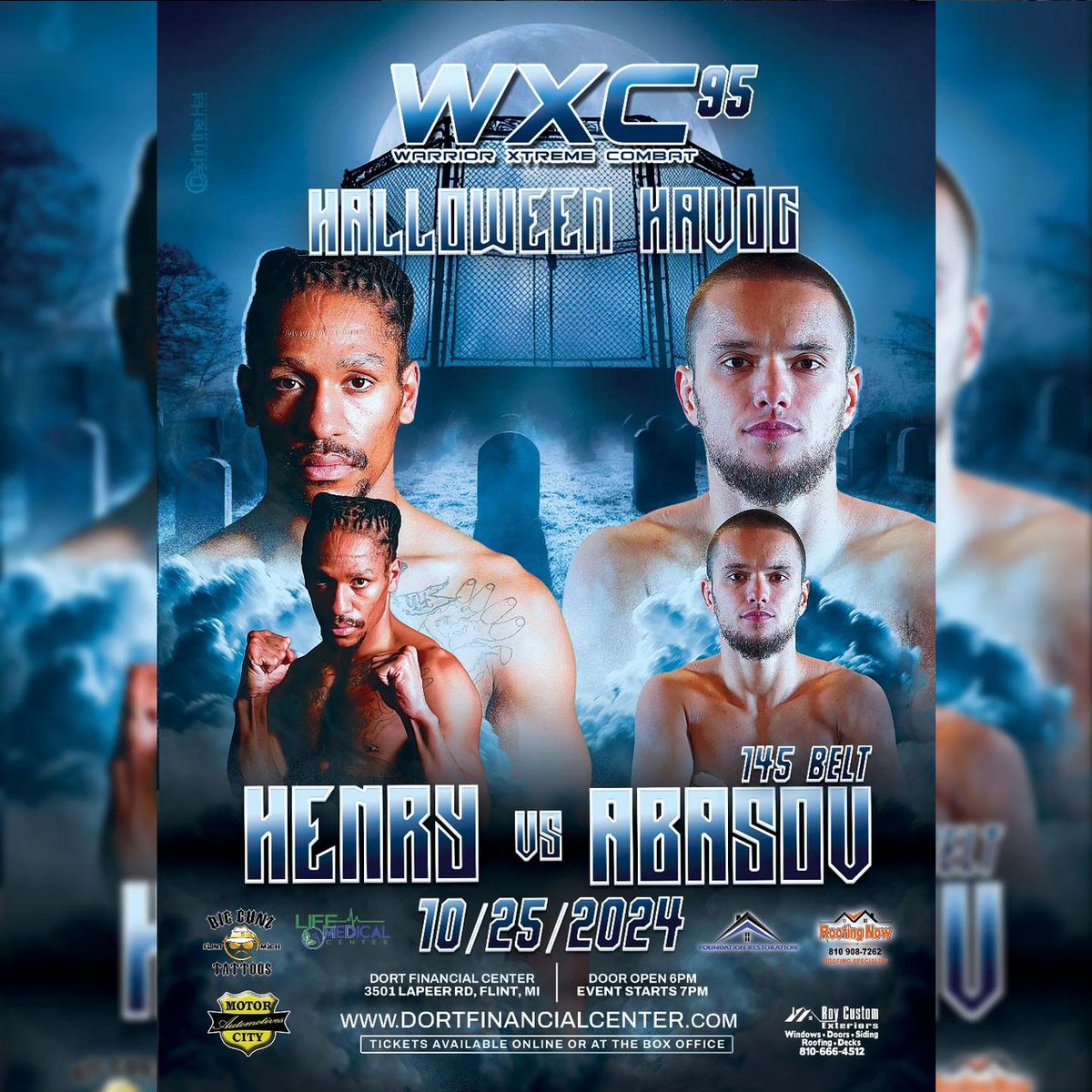 𝐖𝐗𝐂 𝟗𝟓

🥊 Abbas Abasov vs. Jeremy Henry
🏆 WXC Featherweight Title
📍 Flint, Michigan, USA
📆 25 October 2024

#WXC #TeamAbasov #EPOK
