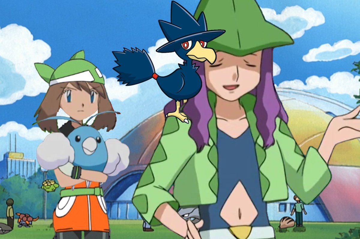 Arcygirl01's tweet photo. To celebrate the anniversary of May's "one that got away" (AG064), here's some artwork of her working with her Swablu during her journey in the Sinnoh Region.

#Pokemon #anipoke #pokemonanime #May #Swablu #pokemoncontests #fanart https://t.co/sgQkG1Hs7f